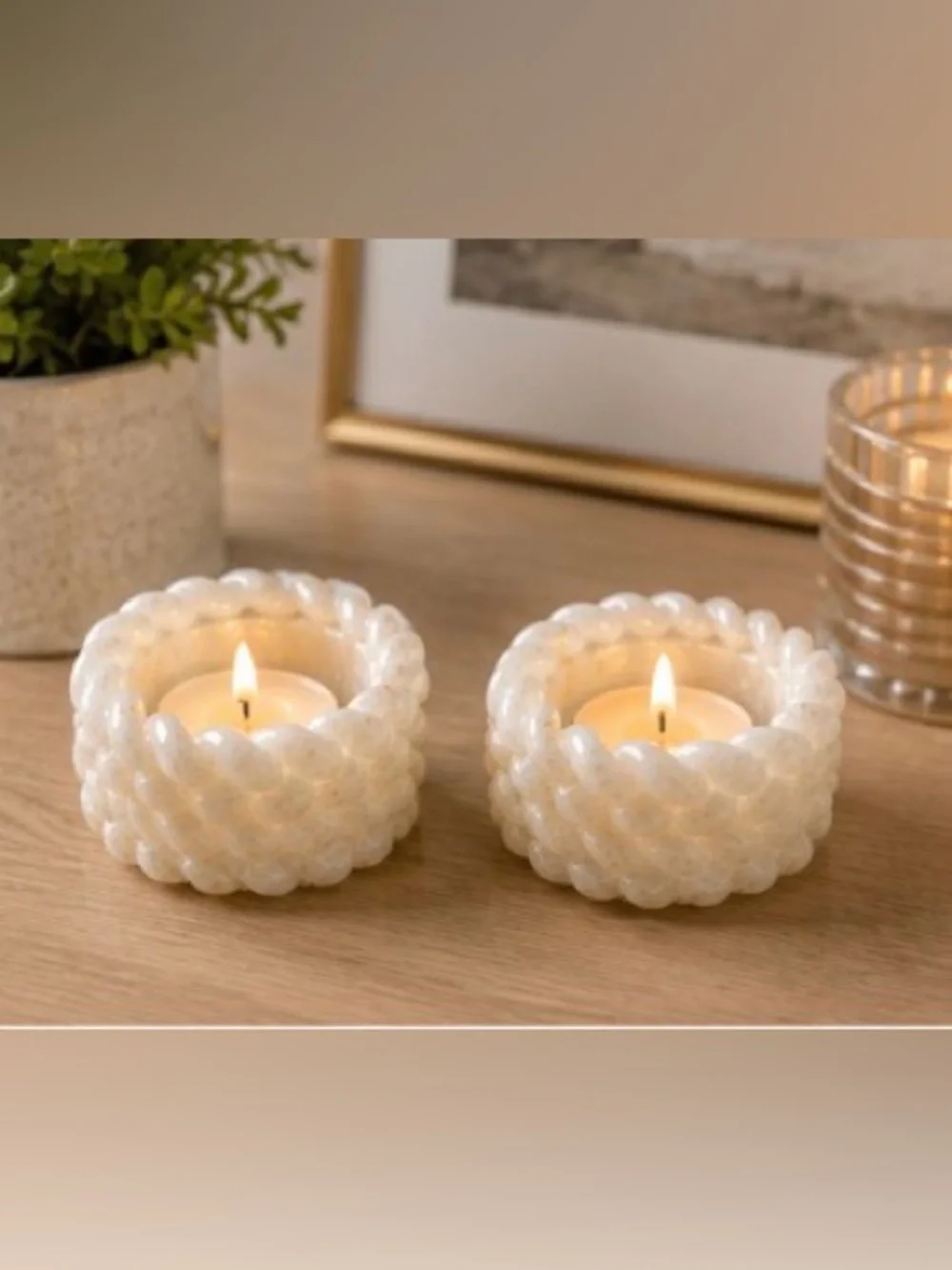 Handmade elegant cream
